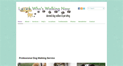 Desktop Screenshot of lookwhoswalkingnow.com